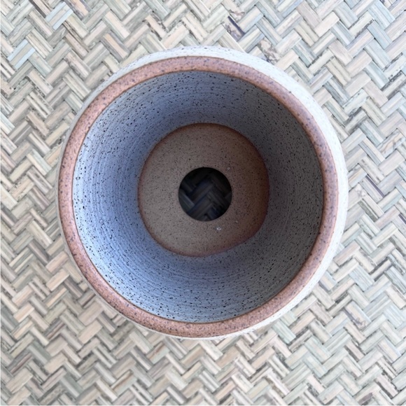 BOHO HANDMADE‎ POTTERY PIECE VASE/PLANT POT/WOODEN SPOON HOLDER EUC - Picture 13 of 14